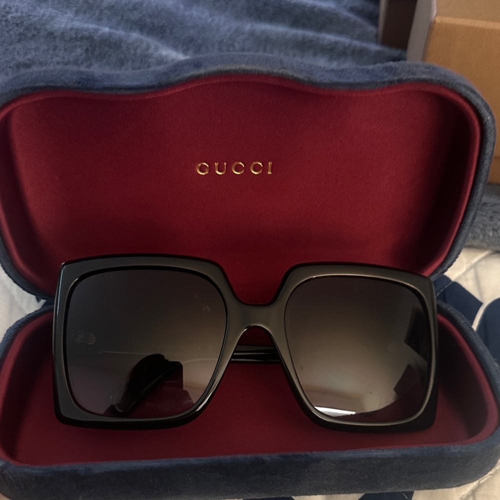 Gucci Oversized Black Sunglasses